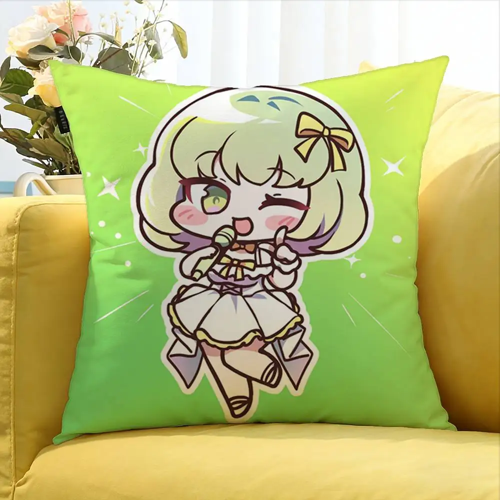 Trickcal Chibi Go G-Game World, quadratischer Kissenbezug in verschiedenen Größen für die Dekoration von Auto, Zuhause und Schlafzimmer – Detail 7