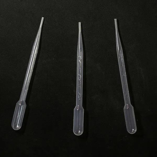 98pcs/Pack 1ML/2ML/3ML 5ml Pipettes Disposable Plastic Graduated Pasteur Pipette Dropper Polyethylene 0.2/0.5ml available disposable pipettes