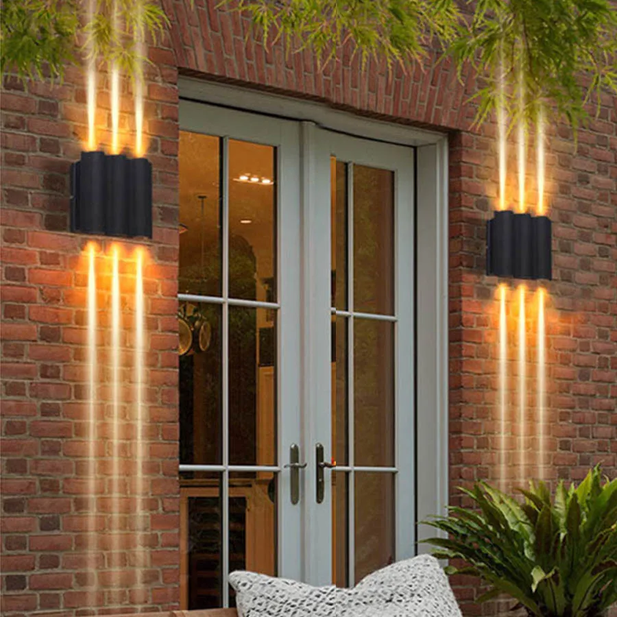 

6W 12W 18W Outdoor Wall Light Waterproof LED Wall Lamp Outside Patio Corridor Wall Spotlight Waterproof IP65 Garden Porch Lights