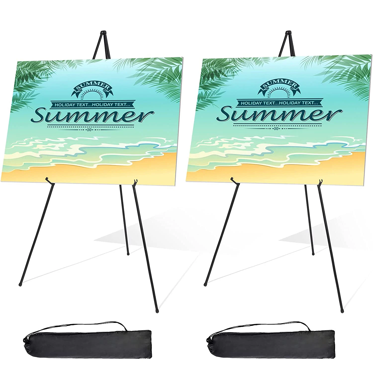Display Easel Stand for Wedding Sign & Poster 63&rsquo;&rsquo; Portable Art Easel