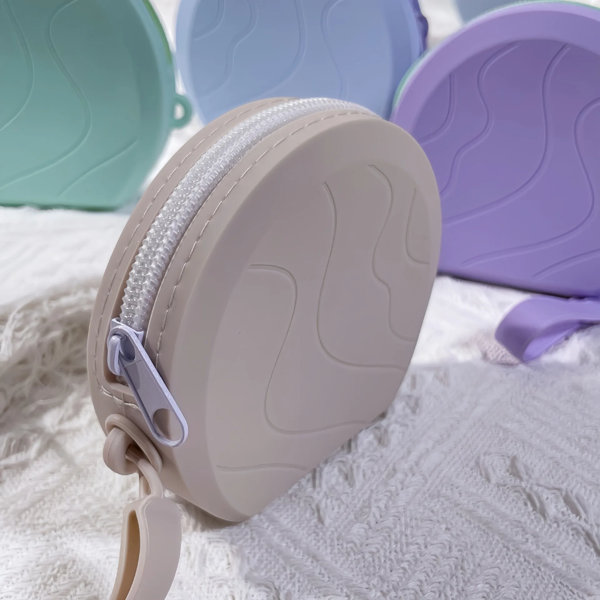 Silicone Storage Bag Waterproof Silicone Coin Purse Wallet Key Organizer Cute Waterproof Coin Pouch Handbags Daily Use