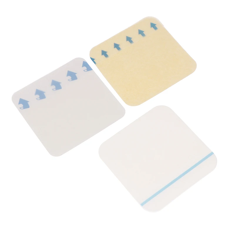 Wound Bandage Medical Wound Dressing 5Pcs Portable Hydrocolloid Adhesive Dressing Wound Self Adhesive Breathable Ultra Thin Waterproof Bedsore Heal Pad Patch