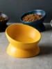 Cerc  Bowl Sloped Mouth Food Bowl Pet Supplies Prevent Bla Chin Cute  Dinner Bowl Universal Pet Feeding Bowl