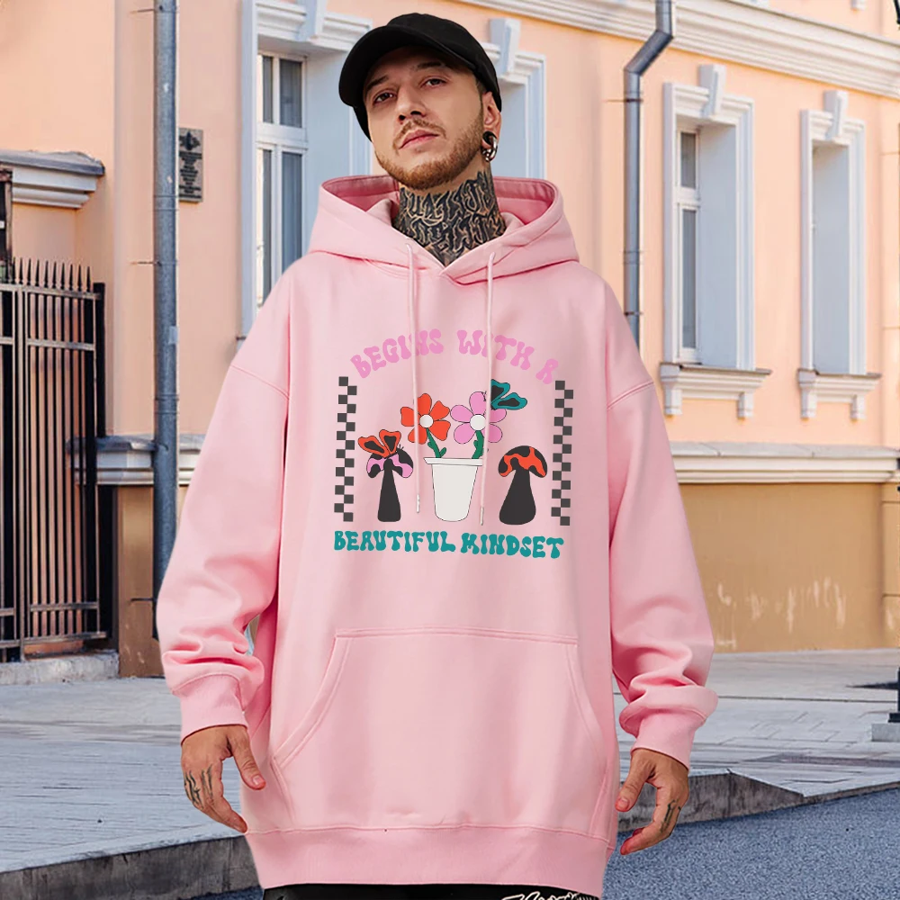 

Начинается с красивой фотосъемки, мужская хлопковая толстовка для пары, флисовая весенняя одежда, пуловер оверсайз с капюшоном