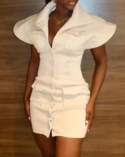 White Slim Dress Women Summer 2021 New Mini Dresses
