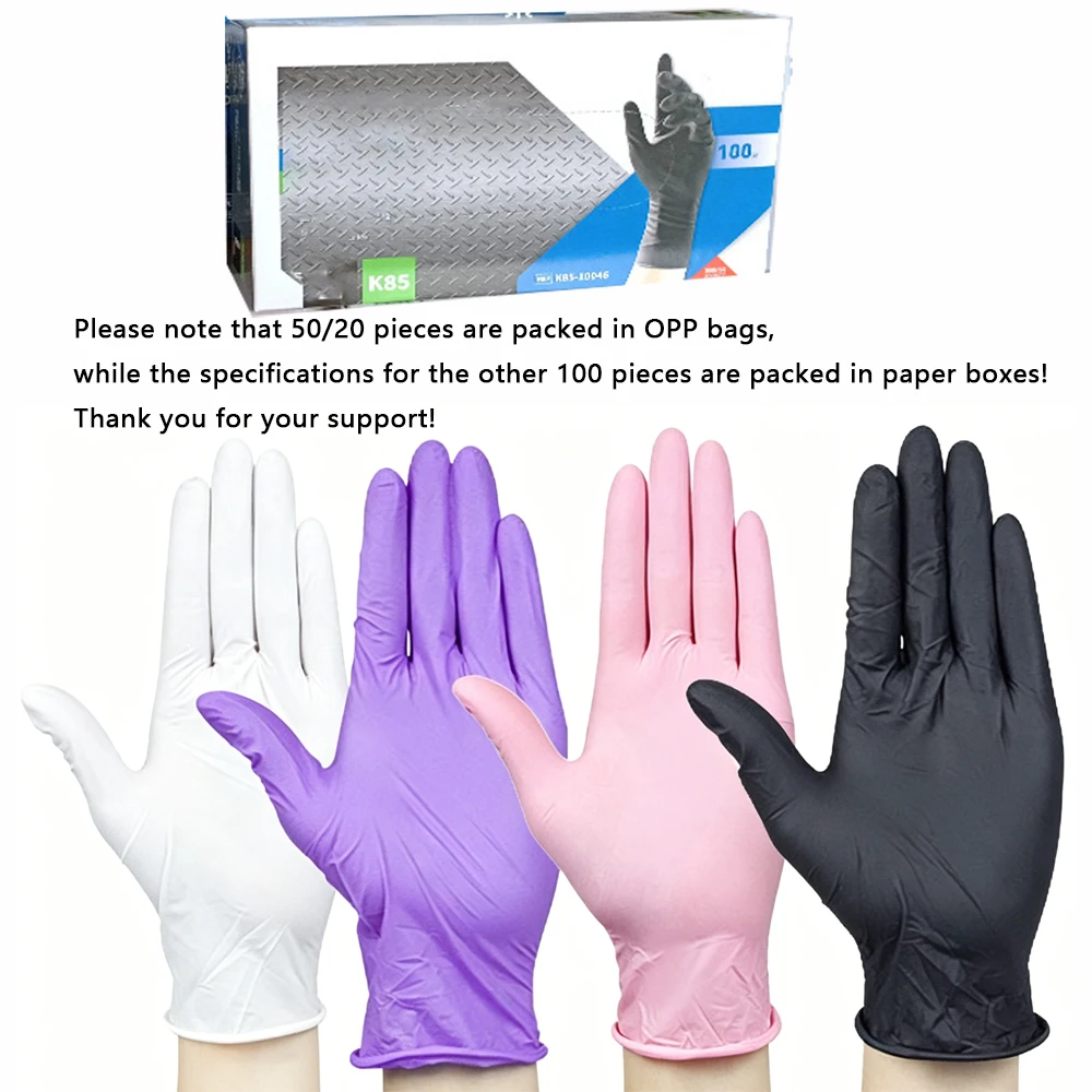 Multipurpose Disposable Nitrile Gloves for Household and Professional Use