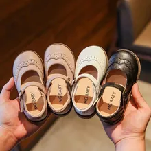 

Formal Children Dresses Shoes Girls Black White Pink Princess Leather Shoes 2022 Opening Ceremony School Shoes for Girls F01024