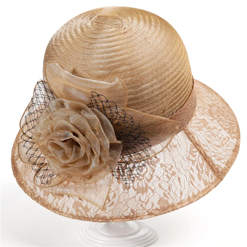 Beautiful Crushed Floppy Organza Hat Kentucky Derby Church Spri… display picture 2