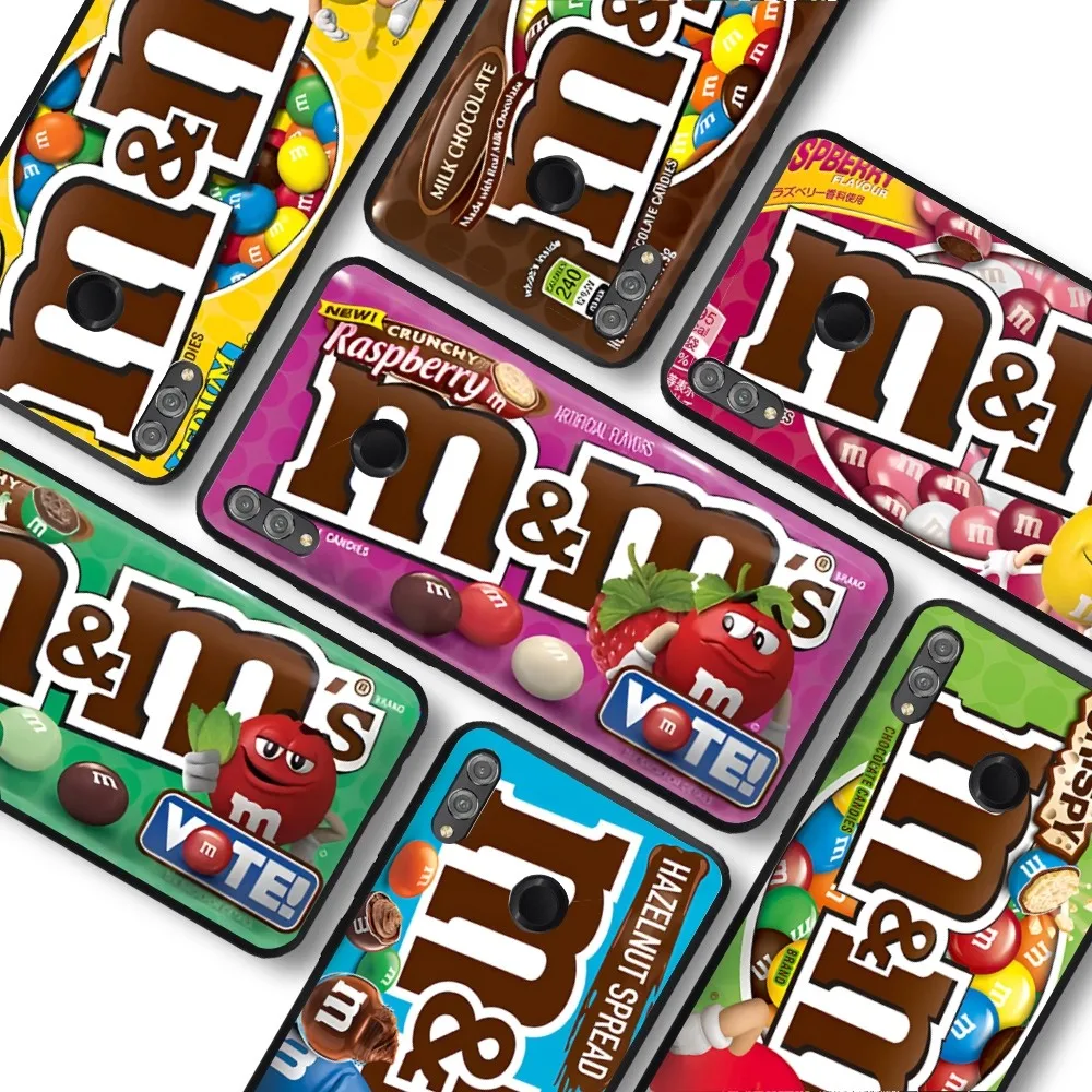 Custodia Per Telefono M-M & Ms-S C-Chocolate Per Huawei Honor 10 Lite 9 20 7A 9X 30 50 60 70 Pro Plus Custodia Morbida In Silicone