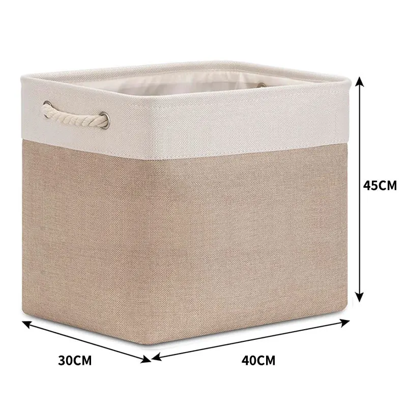 Classification Storage Basket Large Capacity 54L Storage Basket Toy Organizer Box with Handle Fabric FoldindDirty Clothes Basket 5