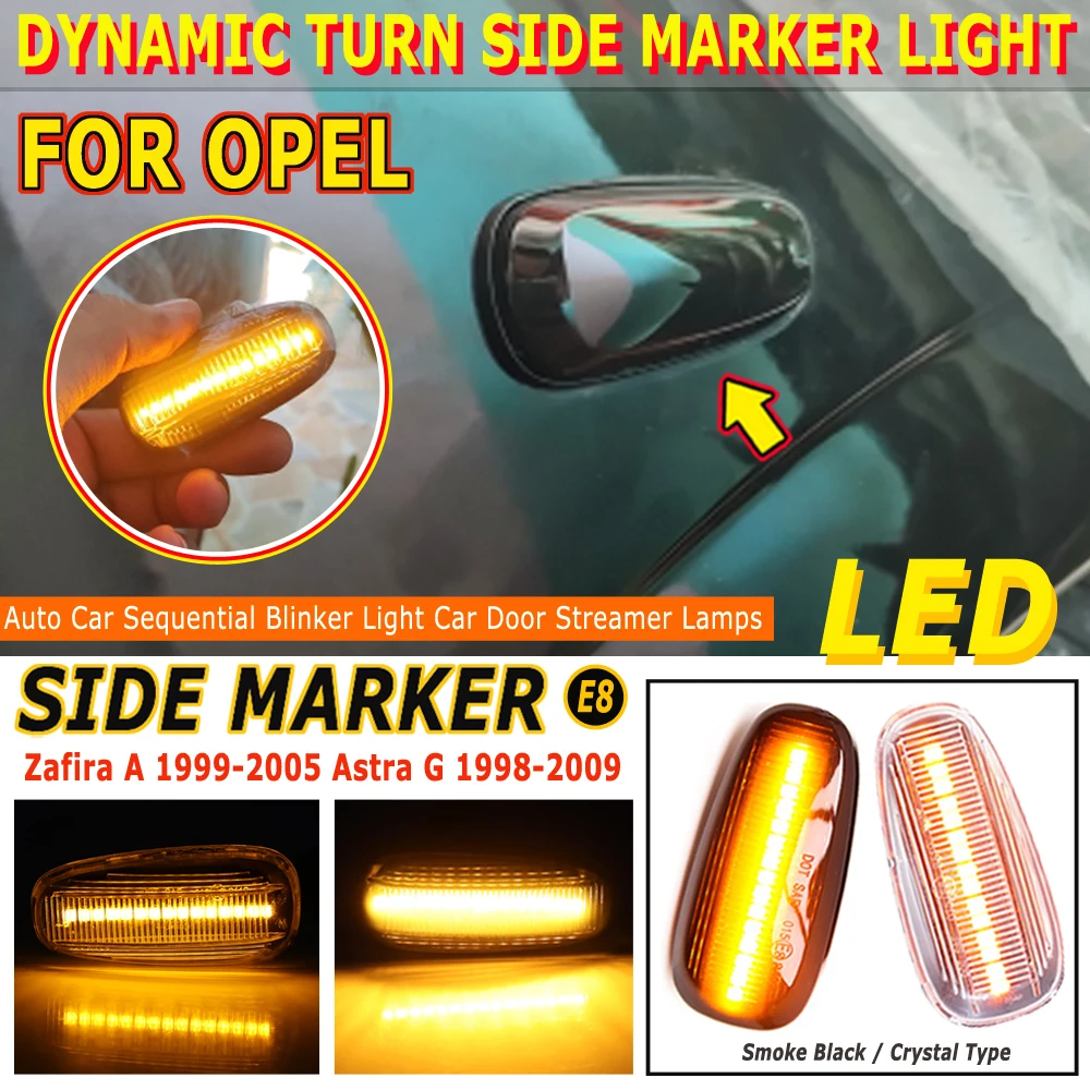 Opel Zafira A 1999-2005 Astra G 1998-2009  ο Ÿϸ ڵ LED   õ, ̵ Ŀ , 2 