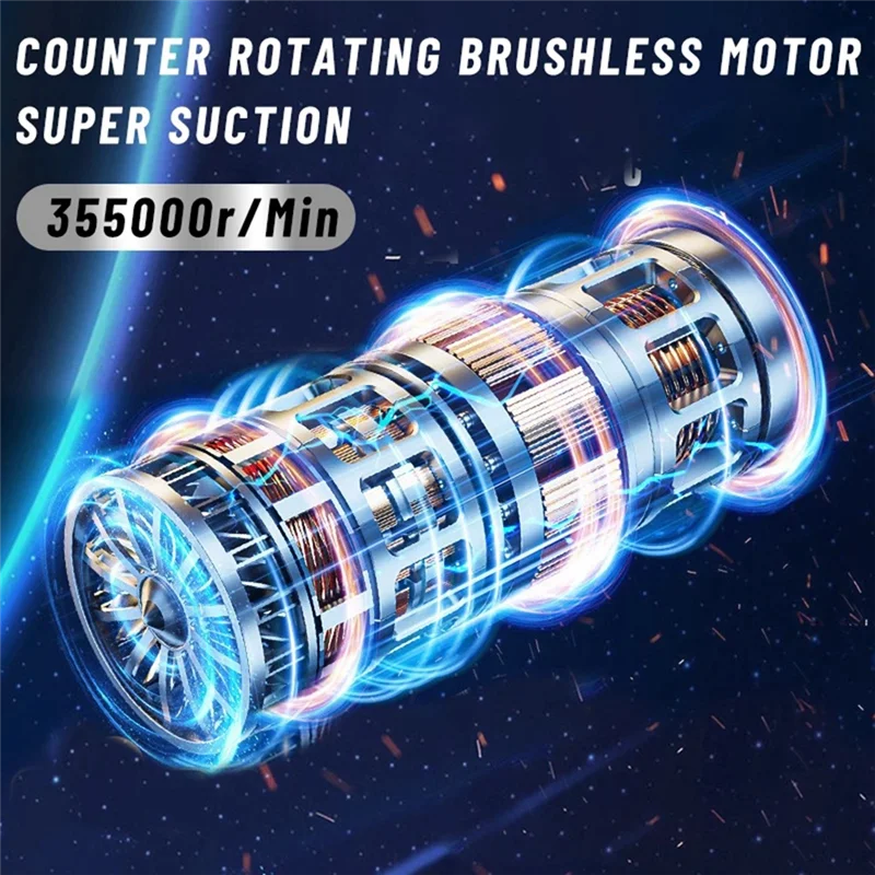 Brushless Motor Vacuum Cleaner Wireless Multifunction Blower Strong Suction Car Handheld Powerful Hand Home Portable 5