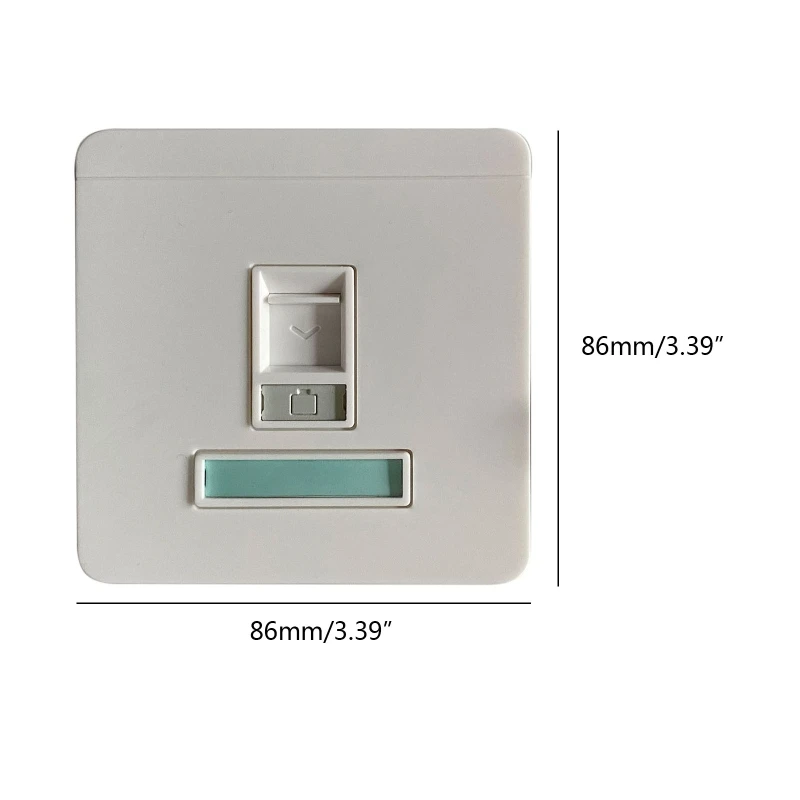 1Set UTP 네트워크 벽 플러그 패널 RJ45 CAT6 CAT5E 4 포트 2 포트 1 포트 통과 모듈 툴 프리 모듈 비 차폐
