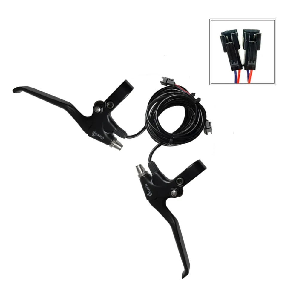 

E-bike Brake Lever 2Pin Male SM Connector 2Pin SM Plug About 260g Black Brake Short Lever Electric Bike Mechanical