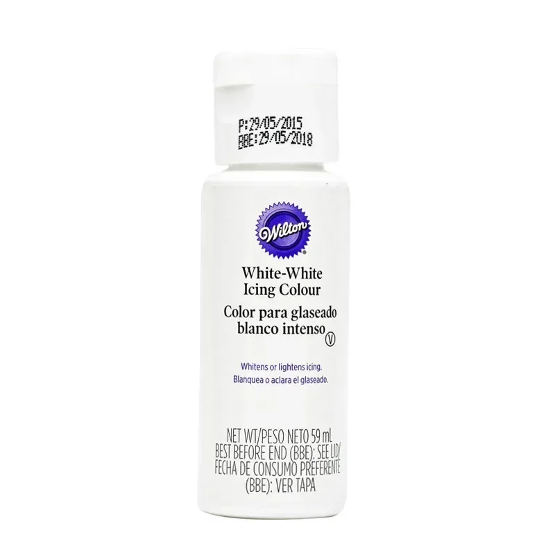 59 Ml White Water-soluble Liquid Food Coloring Fondant Cream Material Pigment Paste