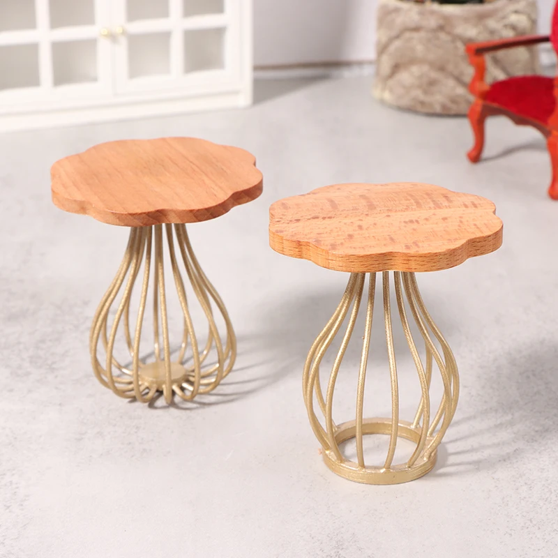 

1:12 миниатюрный деревянный стол для кукольного домика столик для послеобеденного стола кофейного/чайного столика мебель модель кукольного дома Декор Аксессуары