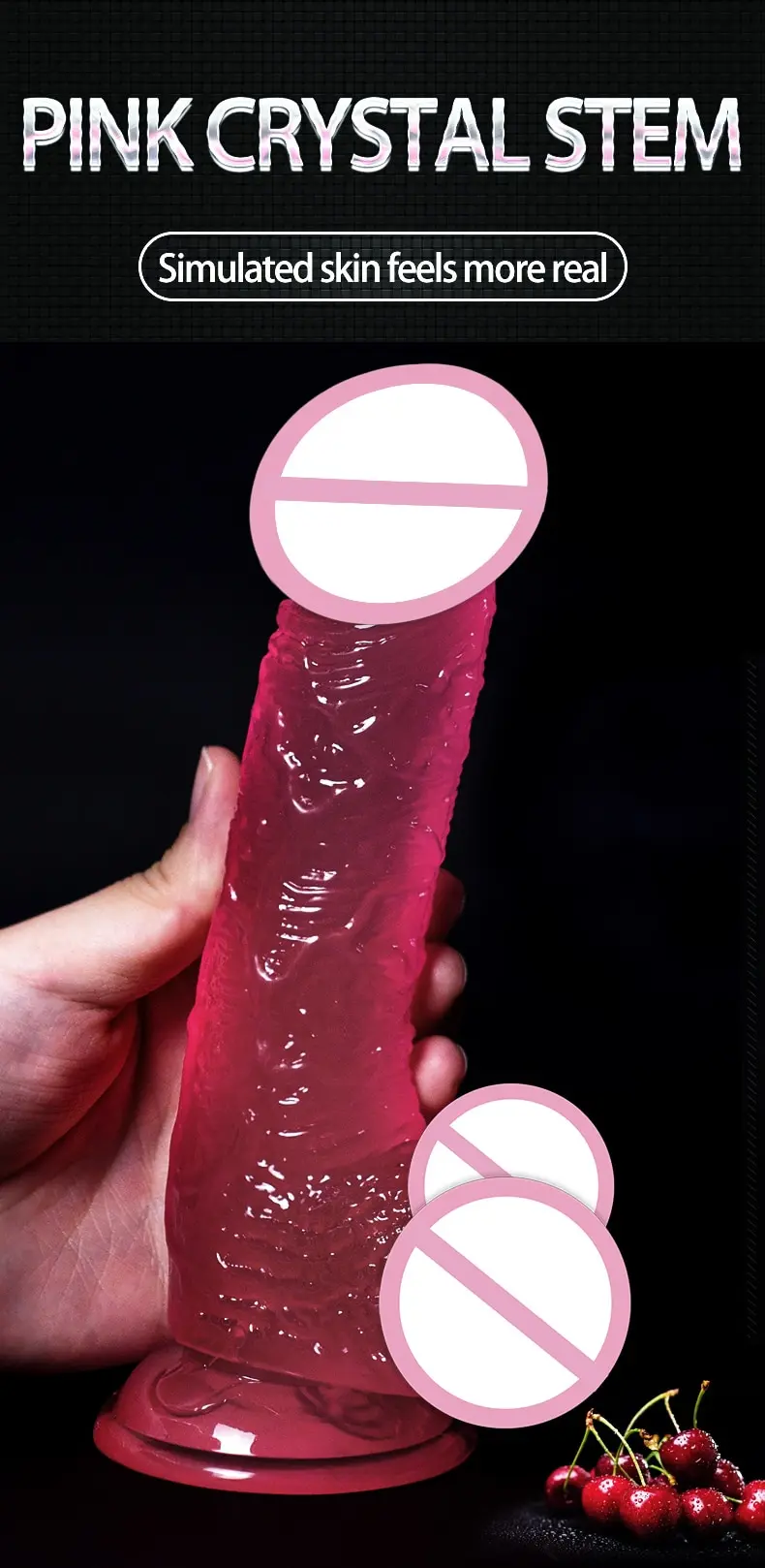 Realistic Dildo Masturbator Anal Toys For Women Crystal Suction Cup Penis Female G-Spot Erotic for Adults 18