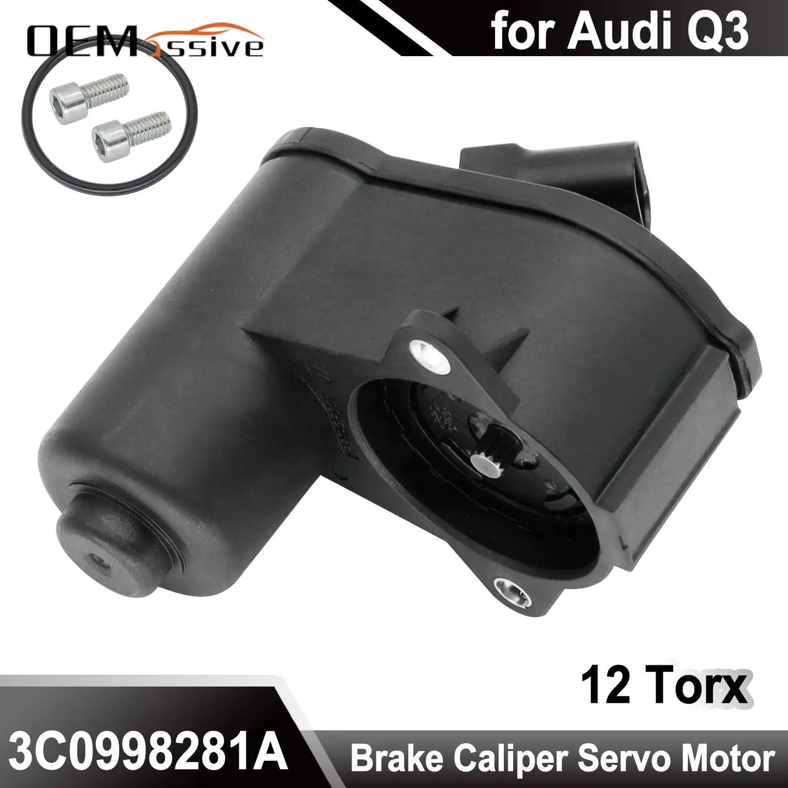Caliper Servo Motor Rear Parking Brake Caliper Servo Motor 12Tooth for VW Passat Sharan CC Rear Brake Caliper Electric Handbrake 3C0998281A 32332267