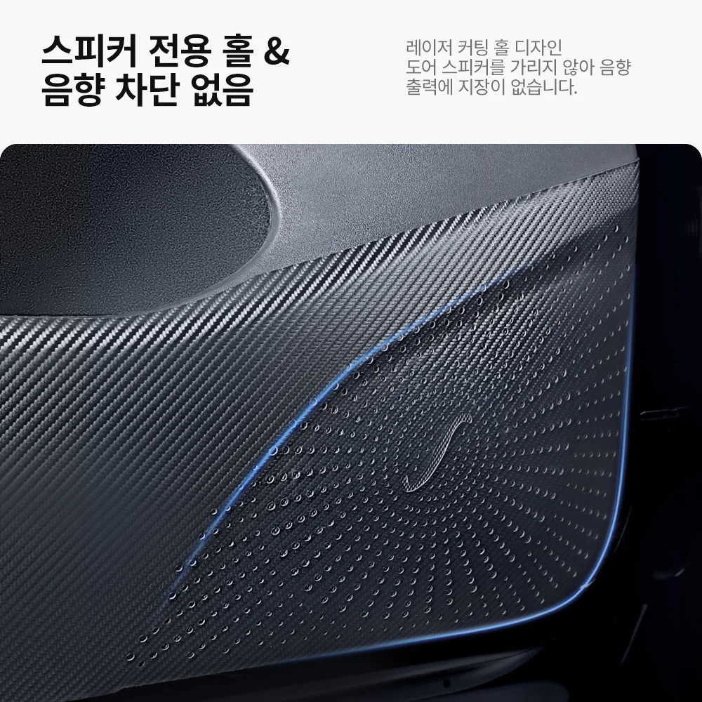 YZ 테슬라 모델 3 Y 하이랜드 주니퍼 2025 자동차 도어 안티킥 패드 스티커 트림 키트 사이드 도어 프로텍터 커버 자동차 인테리어 장식 액세서리용