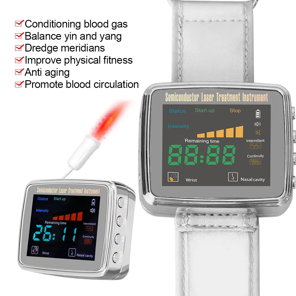 650NM Laser Noninvasive Irradiate Semiconductor Laser Treatment Instrument Hyperglycemia Hypertention Diabetes Therapy Device