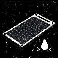 Panneau solaire 5V USB Type-C, Kit de charge portable et flexible, système mini léger pour téléphones, voiture, camping, randonnée, banques d'alimentation IP65 2
