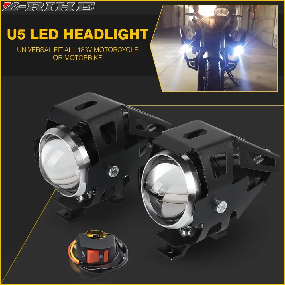 Motorrad Scheinwerfer Foglight U5 12V LED Scheinwerfer Scheinwerfer Kopf  Licht Für YAMAHA XT600E XT600Z XT600 XT660 XT660E XT660R XT660X - AliExpress