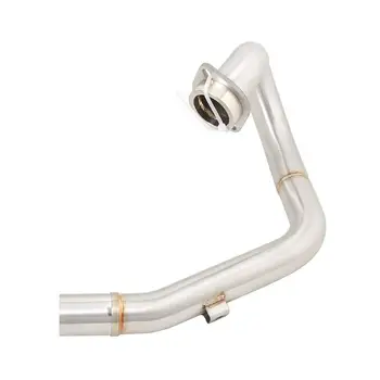 Slip On For Suzuki DRZ400 S  SM 2000-2022 Motorcycle Exhaust Pipe Front Link Pipe Muffler Escape Stainless Steel Header Tube