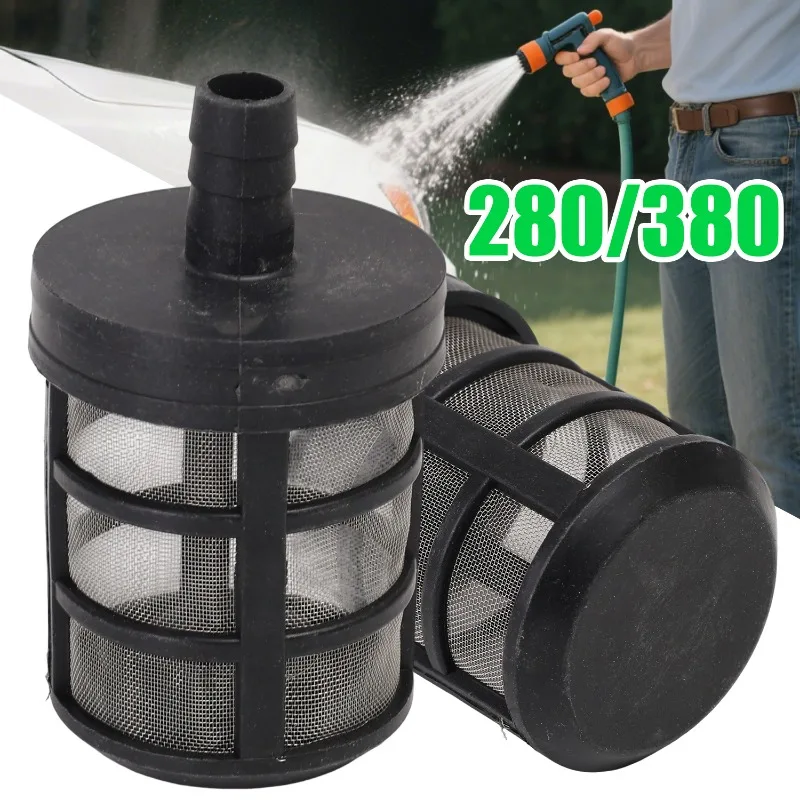 Suction Hose Filter Pressure Washer Hose Water Pump Suction Strainer Filter for 280/380 Intake Hose Garden Tools Accessories
