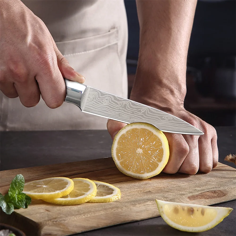 5 Inch Paring Knife - Small Kitchen Knife for Cutting Fruit