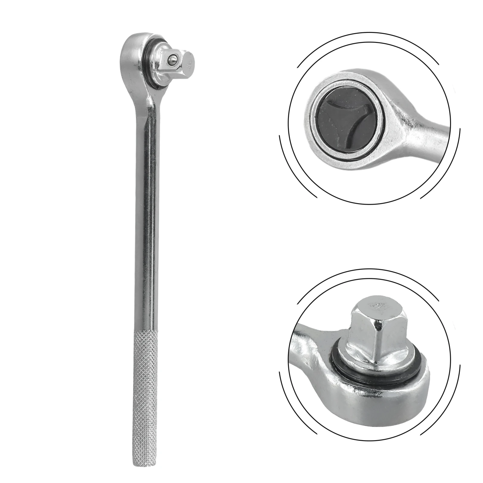 143812HighTorqueRatchetWrenchSocketHHandleChromeVanadium