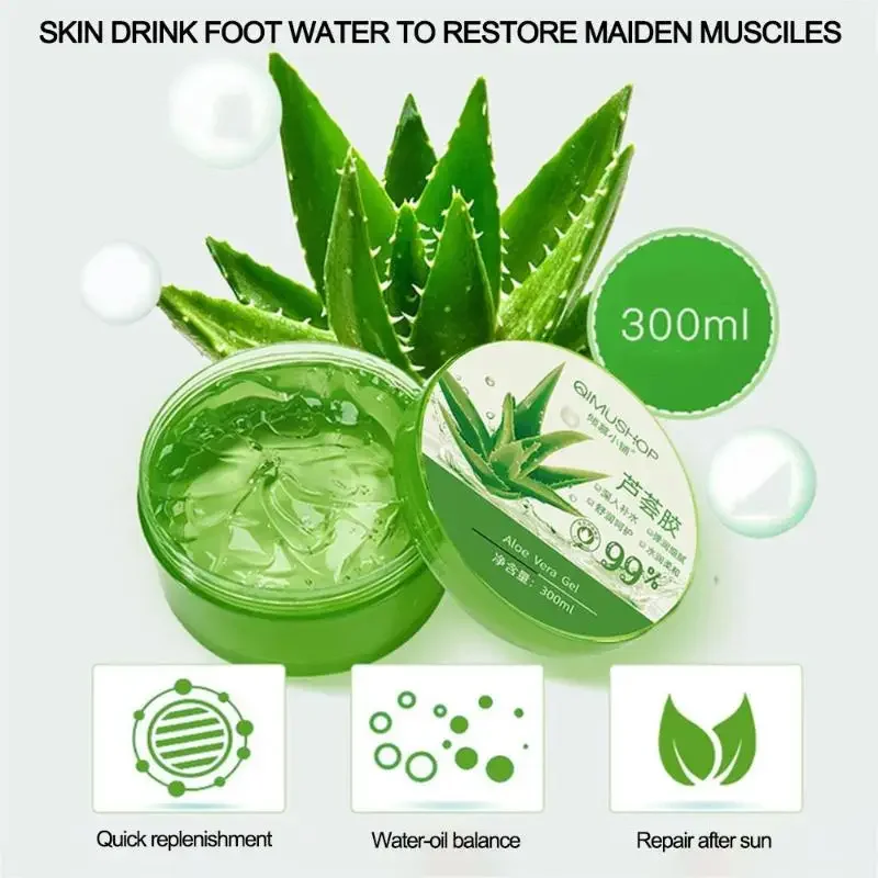 Skin Care Products 99% Aloe Vera Gel Moisturing Skin Face Cream Shrink Pores Day Cream Skincare Sleeping Mask Korean