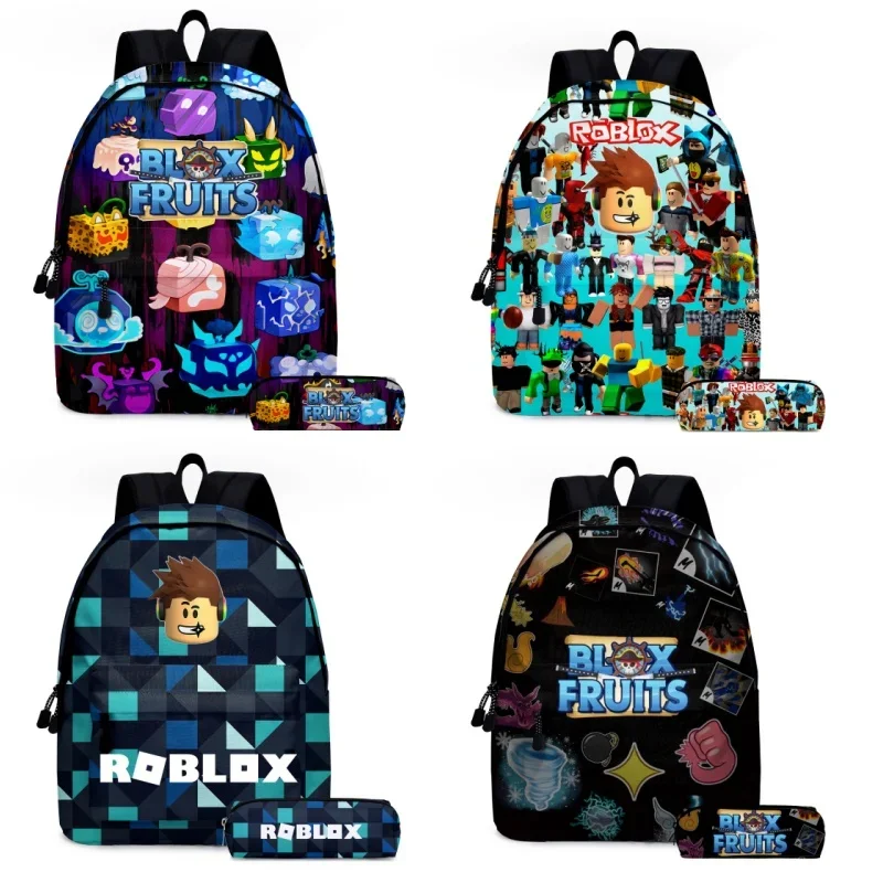 Roblox Blox Fruits Scuola Primaria Primaria E Media Cartoon Studenti Zainetto Migliori Regali Kawaii Cartoon School Bag Mochila