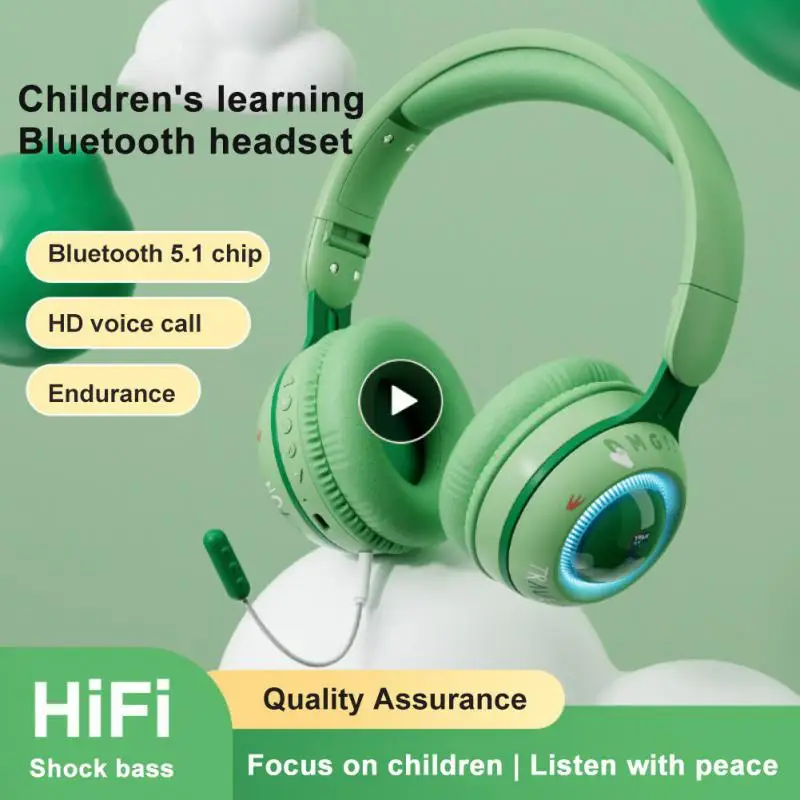 

Tws-гарнитура с поддержкой Tf-карты, Спортивная игровая гарнитура с Hi-Fi звуком и микрофоном, игровые наушники в подарок для девочек, беспроводные наушники