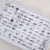 100 Pcs/Lot Bohemia Vintage Mix Style Finger Rings For Women Wholesale Gifts 2023 Fashion Jewelry 4