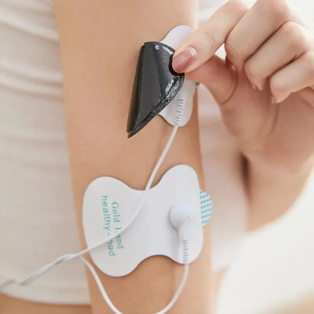 10/30/50Pcs EMS Electrode Pads Reusable Acupuncture Therapeutic Pulse Patch Self-Adhesive Tens Irritate Massage Electrodes Pad