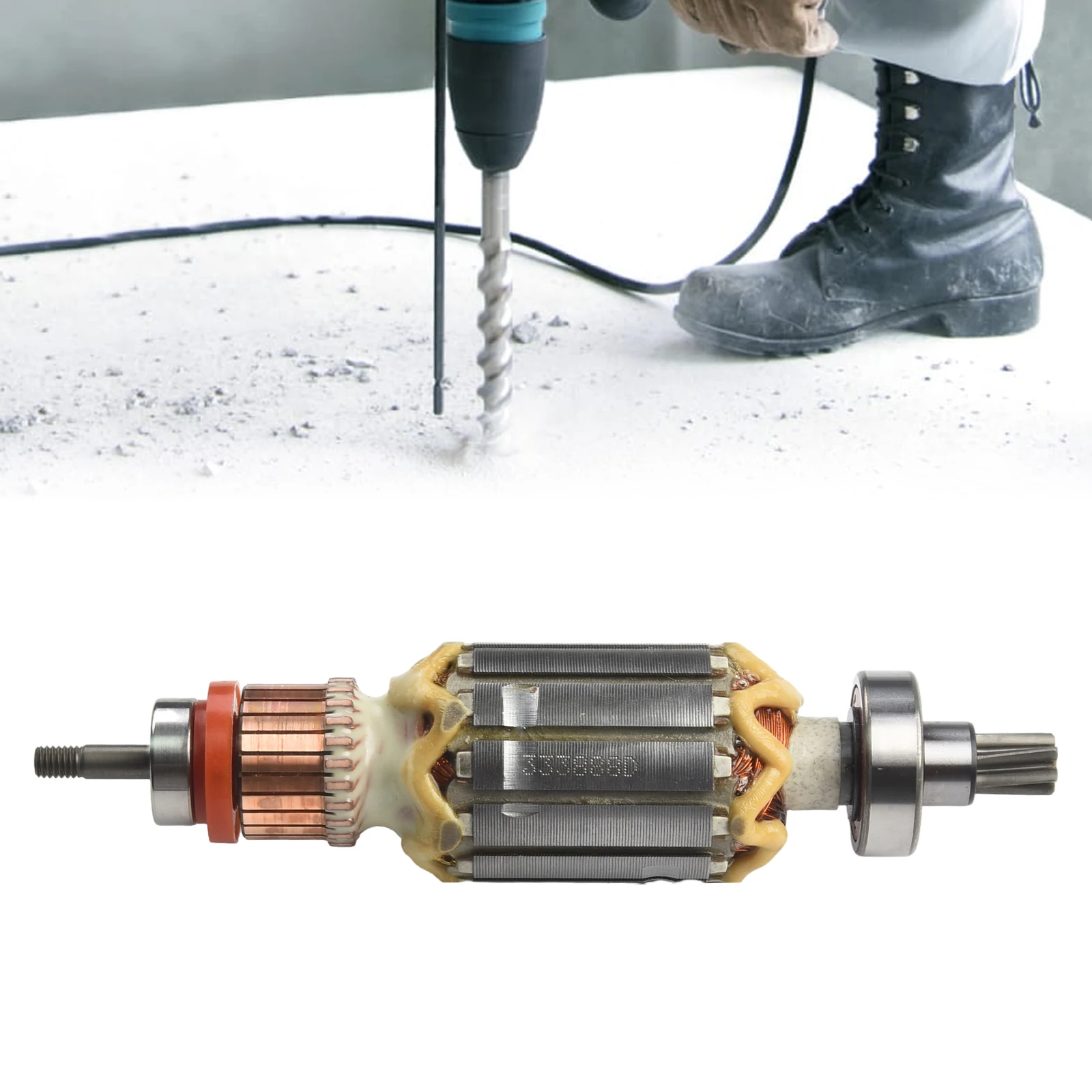

Armature Rotor Rotor Anchor 513888-4 Accessories Electric Hammer HR4013C Metal Power Tools Replacement Durable