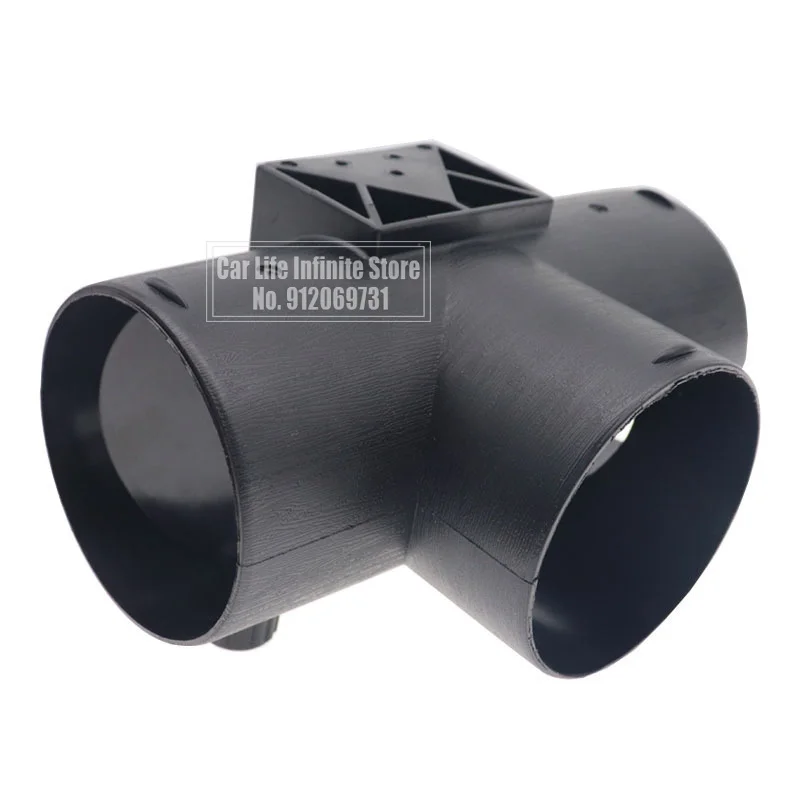 Car Heater Air Vent Ducting 60mm/75mm Y T Piece Exhaust Connector Dual Closable Open Regulatin For Webasto Diesel Parking Heater