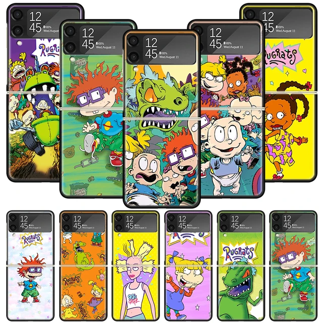 Cartoon Duck Galaxy Flip 1 2 3 4 Phone Case Funny Flip Phone Cases -  RegisBox