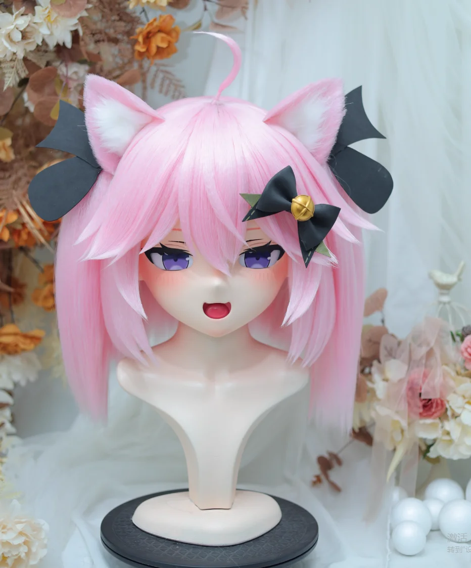 

(NFD-14-6)Customize Full Head With Lock Crossdress Doll Female/Girl Japanese Anime Cartoon Character Kig Cosplay Kigurumi Mask