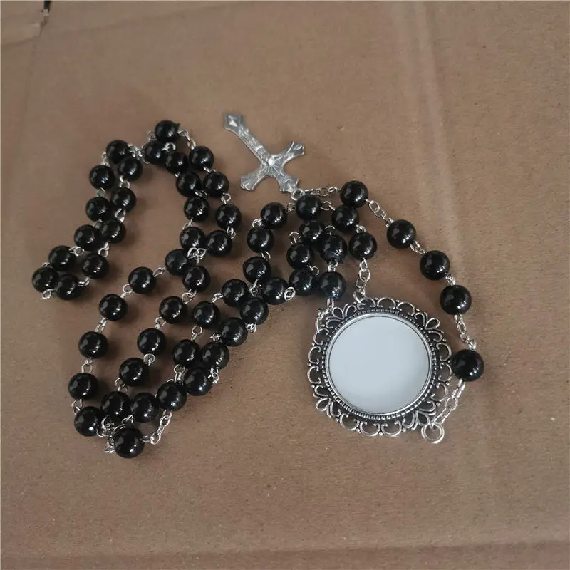 sublimation blank photo necklaces pendants hot tranfer printing consumable 15pcs/lot 6