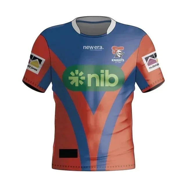 Knights Home Men's Jersey Rugby Training Singlet Short Shirt name and number size S--5XL
