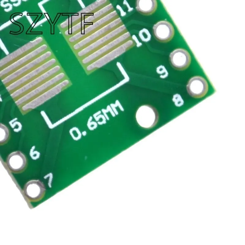 Adapter plate SOP14 SSOP14 TSSOP14 SMD turn DIP 0.65 / 1.27mm 10pcs/bag for adapter plate