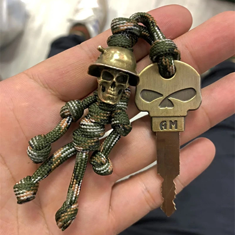 

1 PCS Skull Motorcycle Uncut brass Blade Blank Key Embryo Fit For Honda motorcycle