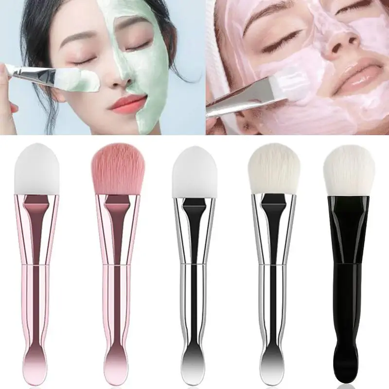 양면 실리콘 페이스 마스크 브러쉬 도브 타입 머드 필름 스페셜 브러쉬 뷰티 메이크업 도구 파운데이션 애플리케이터 컨실러 브러쉬