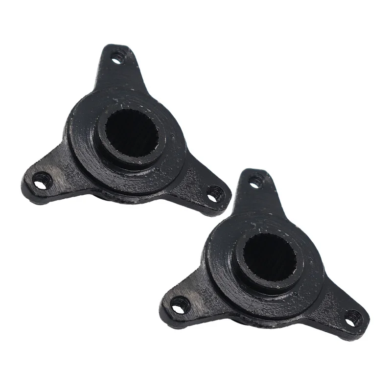 Suitable for ATV modified beach car, small bull wheel hub seat rear wheel drum core fixed seat 3 holes, 23 teeth rotating flange