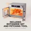 Dual Zone Air Fryer French Door Oven - 32 Qt Convection Toaster Combo - 10-in-1 Multifunction Up to 450° - 1800W 4