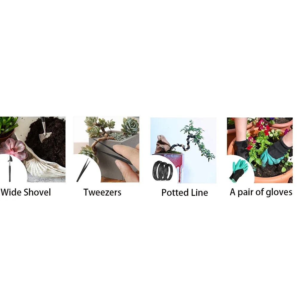 Description Picture 6 of itemBonsai Tools Kit 22 PCS Bonsai Tree Kit Tools for Beginners Bonsai Tool Set Bonsais Starter Trimming Pruning Shears Scissors Kit