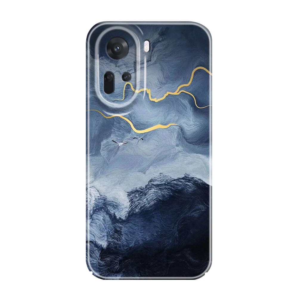 Gold Marble Design Phone Case - Elegant Hard Cover