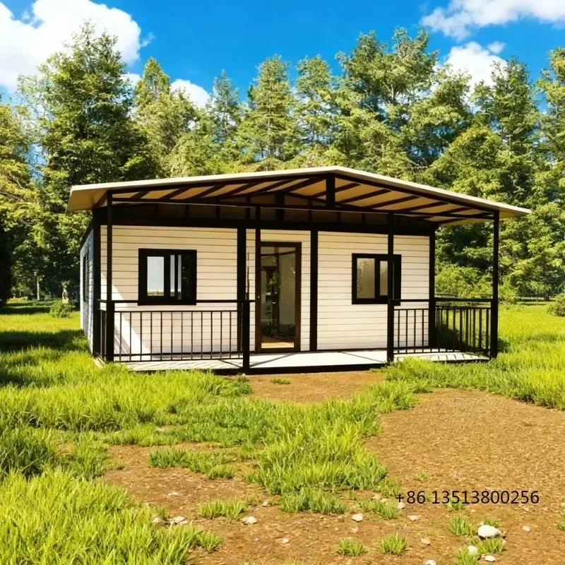 บ้านคอนเทนเนอร์พับได้ 2 ชั้น หรูหรา ขยายได้ ขนาด 20 ฟุต 40 ฟุต บ้านสำเร็จรูป 1