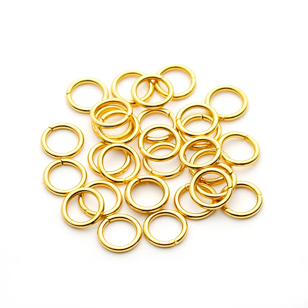 50-200 teile/los Edelstahl Offene Biegeringe 4 5 6 8mm Split Ringe Anschlüsse DIY Halskette Schmuck, der Entdeckungen Zubehör – Detail 4